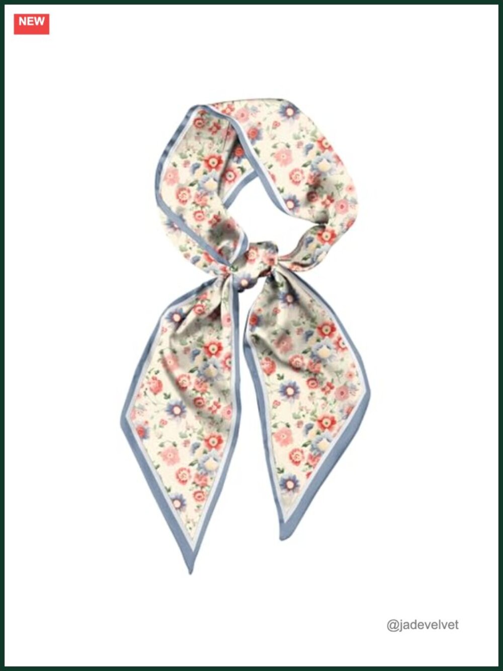 Women's Silk Scarf Long Satin Neck Scarf for Handbag Decoration